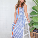 Appleton Indigo Blue Gingham Sundress THML