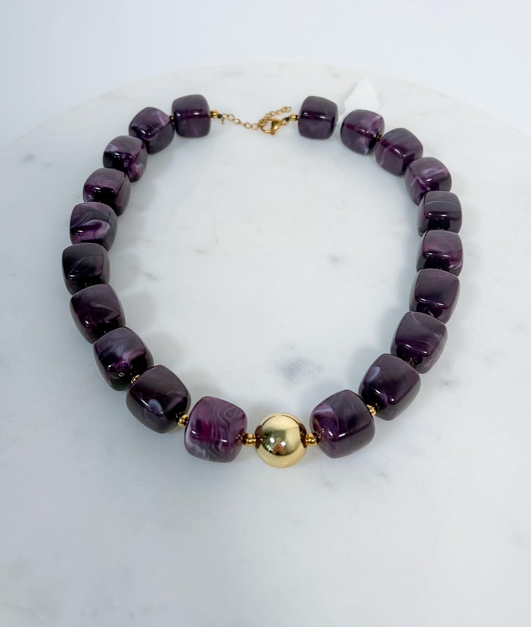 Arnette Amethyst Beaded Necklace