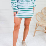 Arnold Sky + Pine Striped Skort