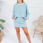 Arnold Sky + Pine Striped Skort