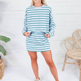 Arnold Sky + Pine Striped Skort