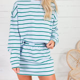 Arnold Sky + Pine Striped Skort