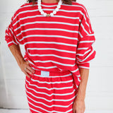 Arnold Tomato + Sky Striped Skort Day + Moon