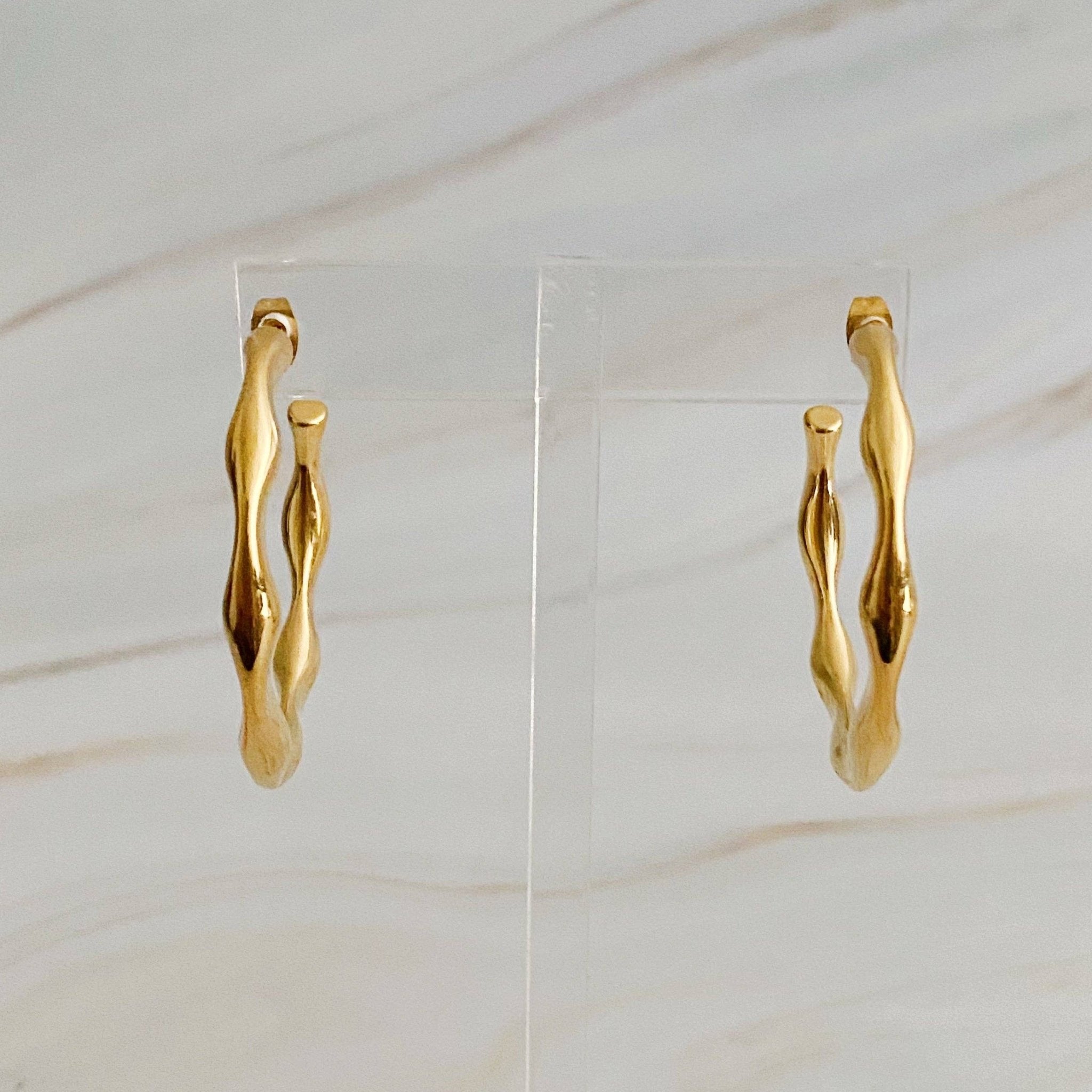 Art In Hoop Earrings - A3 Accessories - Jewelry - Earrings - Clover + Bee