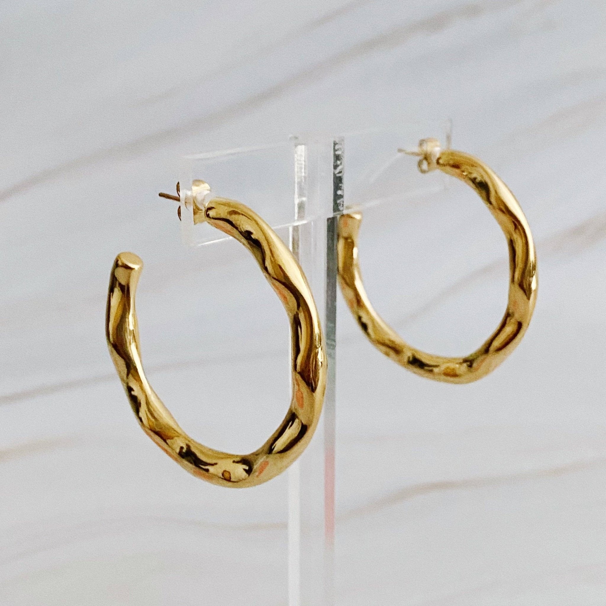 Art In Hoop Earrings - A3 Accessories - Jewelry - Earrings - Clover + Bee