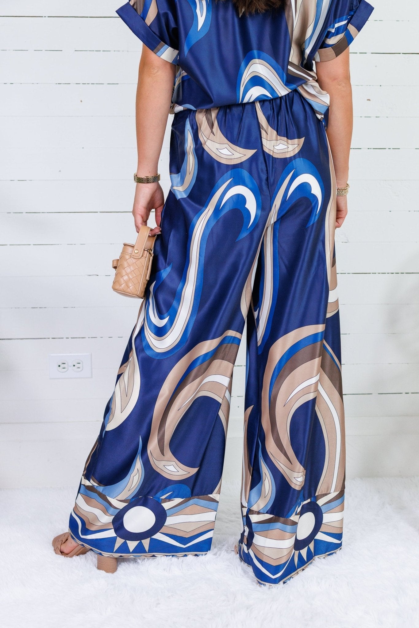 Arthur Navy Swirl Pants