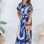 Arthur Navy Swirl Pants