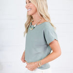 Aspen Sage Boatneck Sweater Be Cool