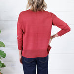 Athens Redwood Oversized Pullover Metric Knits