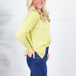 Athens Yellow Plum Oversize Pullover Metric Knits