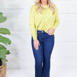 Athens Yellow Plum Oversize Pullover Metric Knits