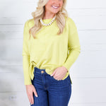 Athens Yellow Plum Oversize Pullover Metric Knits