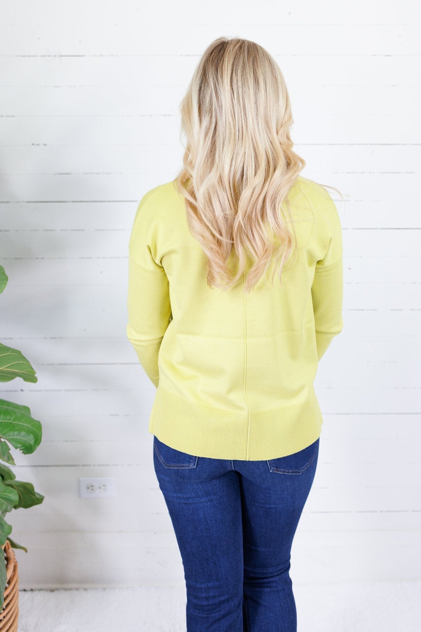 Athens Yellow Plum Oversize Pullover Metric Knits