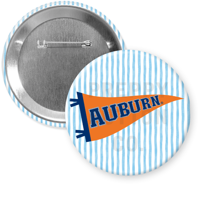 Auburn Pennant Gameday Button