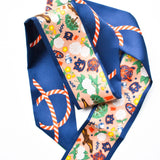 Auburn Tigers Twilly Skinny Scarf Saturday Silks