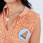 Auburn Vintage A Gameday Button