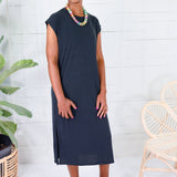 Avalon Vintage Black Ultra Soft Knit Dress Be Cool 