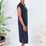 Avalon Vintage Black Ultra Soft Knit Dress Be Cool 
