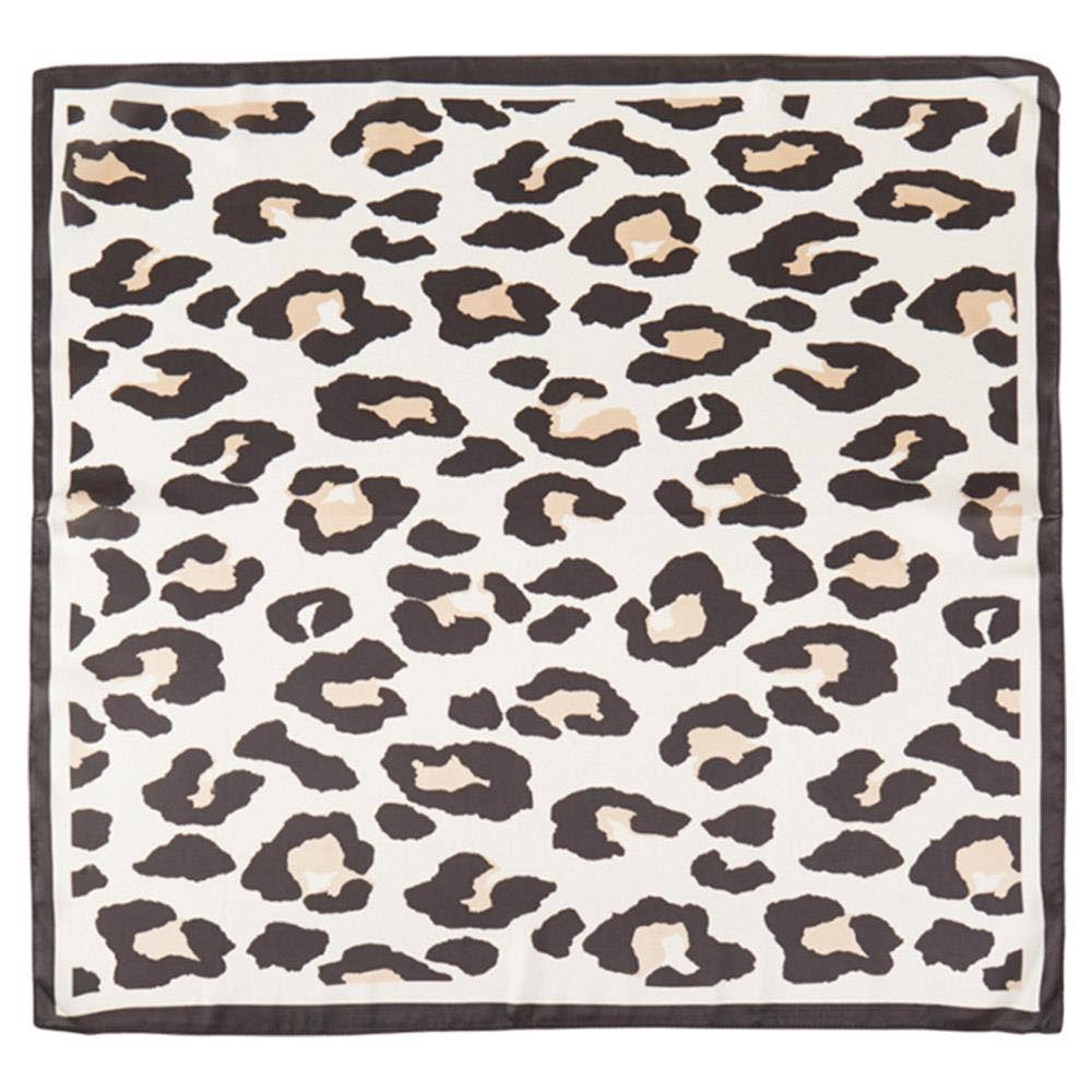 Leopard Beige Silky Neck Scarf