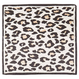 Leopard Beige Silky Neck Scarf