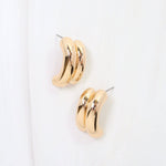 Barbourville Double Hoop Gold Earring - A3 Accessories - Jewelry - Earrings - Clover + Bee