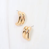 Barbourville Double Hoop Gold Earring - A3 Accessories - Jewelry - Earrings - Clover + Bee