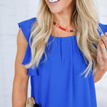 Barnes Cobalt Blue Mini Dress Molly Bracken 
