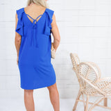 Barnes Cobalt Blue Mini Dress Molly Bracken 