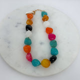 Barnes Irregular Shape Beaded Necklace Golden Stella