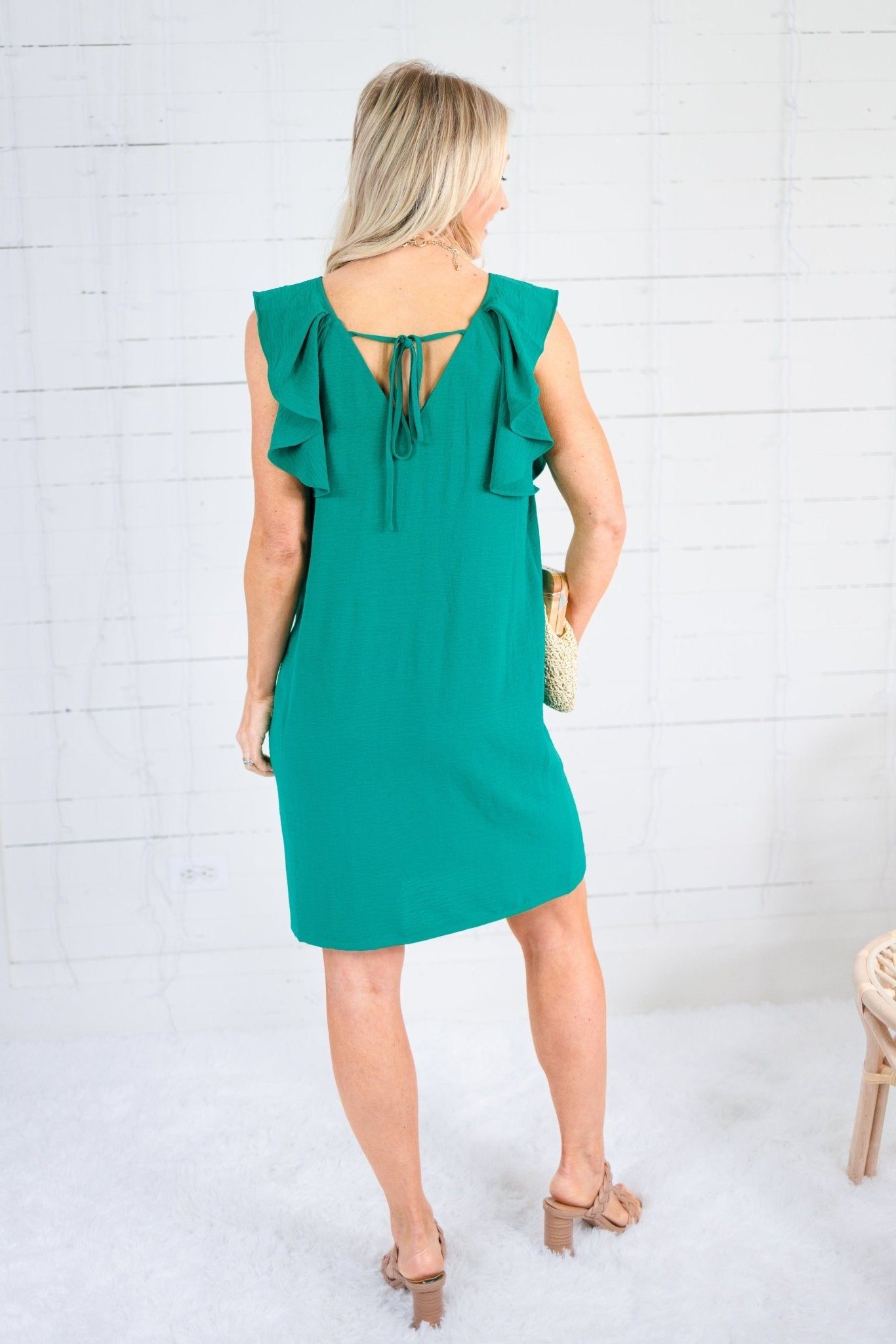 Barnes Kelly Green Mini Dress Molly Bracken