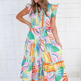 Barnes Sunshine Maxi Dress Flying Tomato