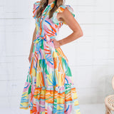 Barnes Sunshine Maxi Dress Flying Tomato