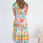 Barnes Sunshine Maxi Dress Flying Tomato