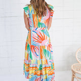 Barnes Sunshine Maxi Dress Flying Tomato
