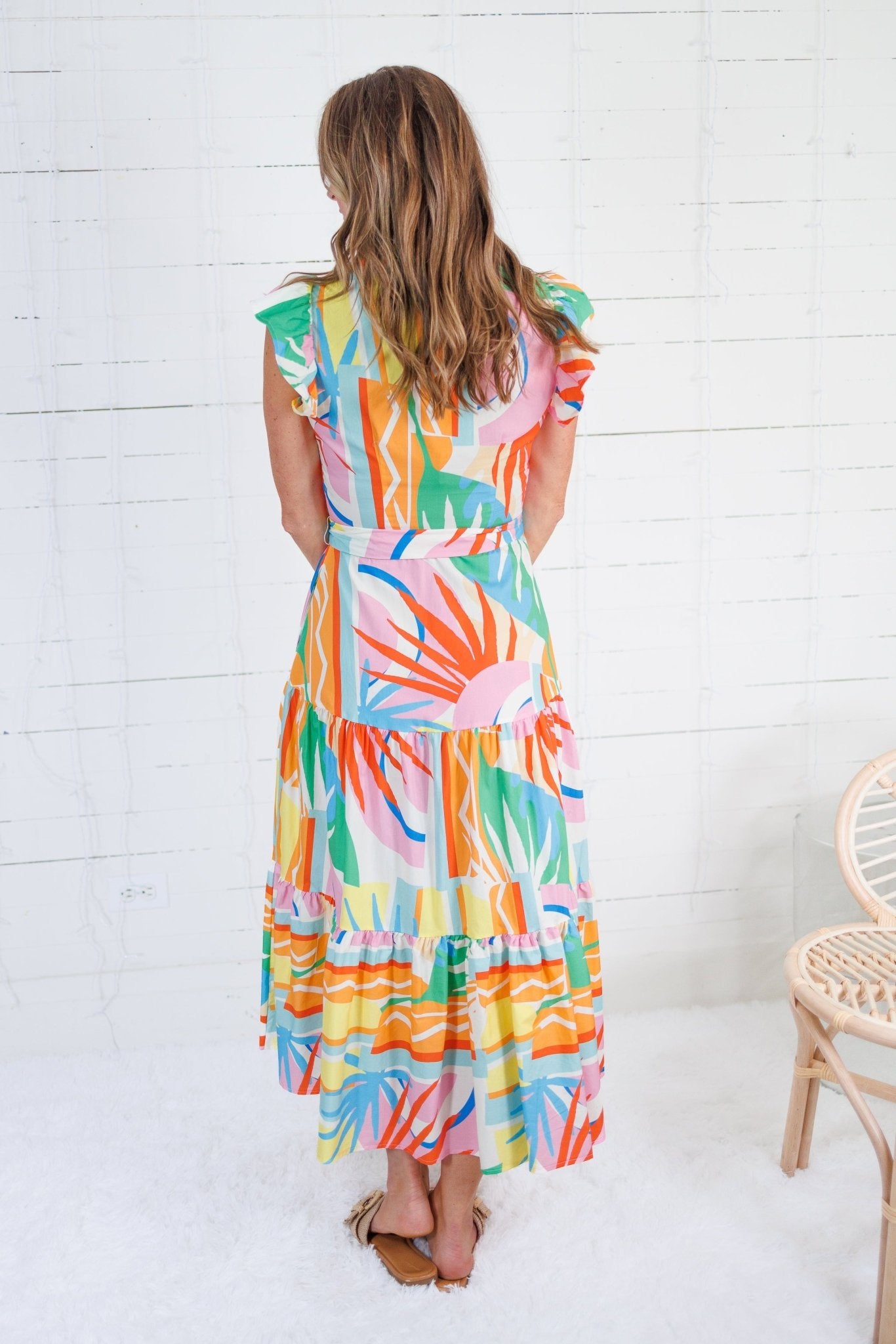 Barnes Sunshine Maxi Dress Flying Tomato