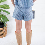 Baylie Denim Dot Skort Karlie