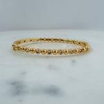 Beaded Dot +CZ Bangle Bracelet - A3 Accessories - Jewelry - Clover + Bee