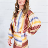 Bergen Fall Forest Stripes Top TCEC