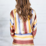 Bergen Fall Forest Stripes Top TCEC