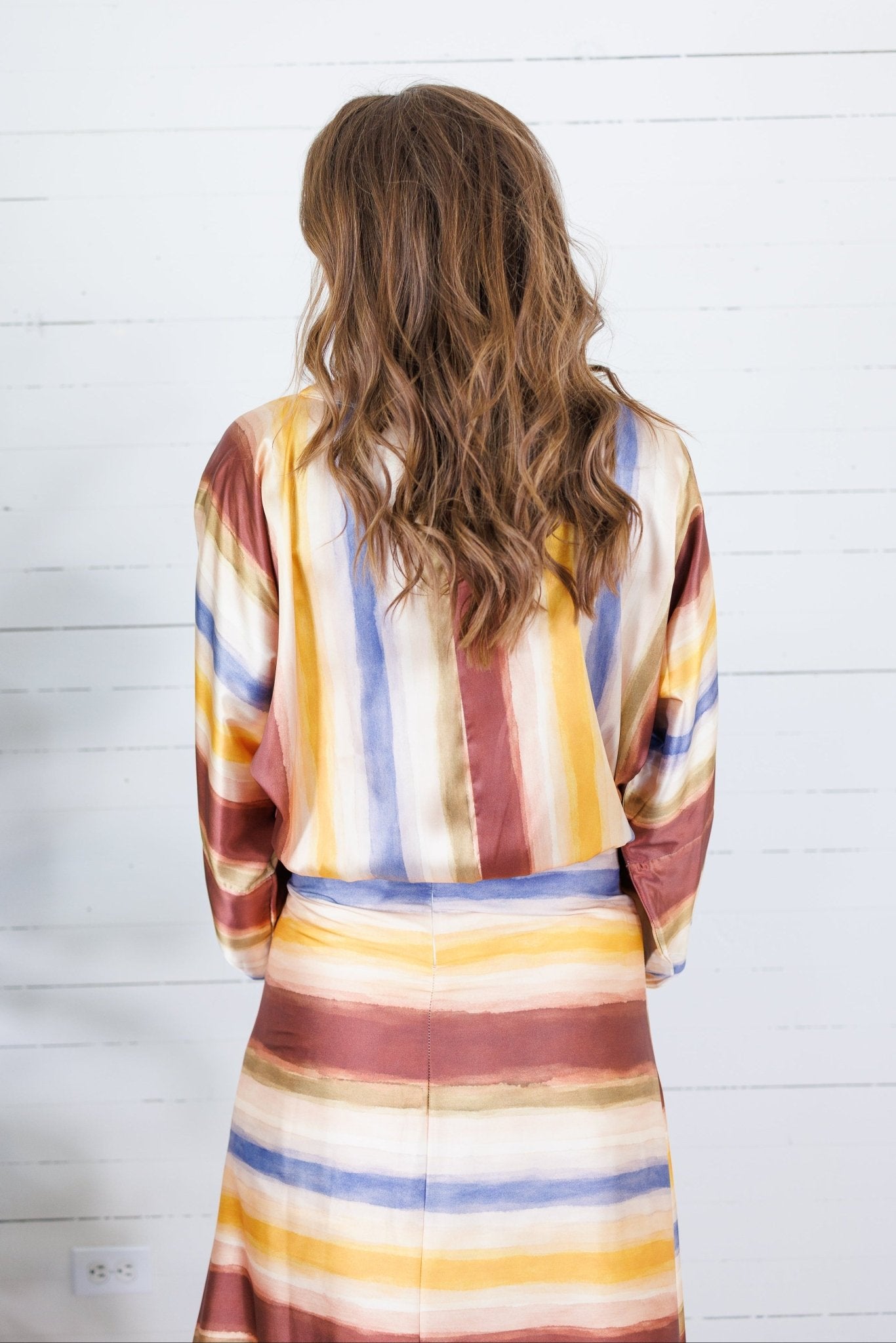 Bergen Fall Forest Stripes Top TCEC