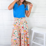 Bethany Ocean Slub Pocket Tee - T1 Tops - Tees/Tanks - Clover + Bee