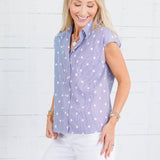 Betsy Ross Star Cap Sleeve Top Current Air