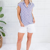 Betsy Ross Star Cap Sleeve Top Current Air