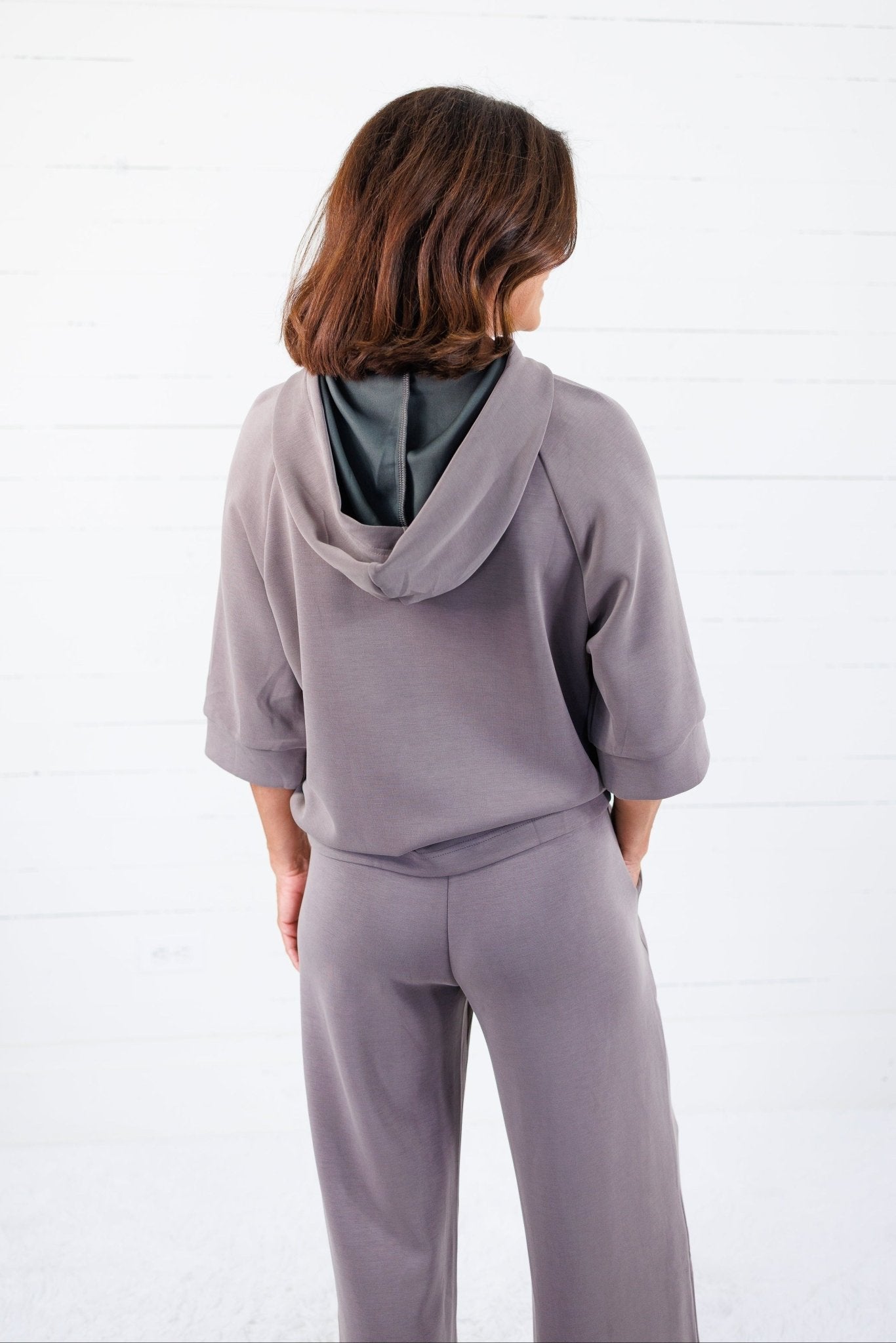 Bettye Mocha Hooded Top See and Be Seen