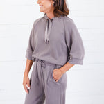 Bettye Mocha Hooded Top See and Be Seen