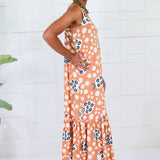 Bitsy Tan Maxi Dress Briton Court