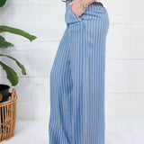 Blake Blue Ribbon High Rise Wide Leg Pant Kut