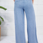 Blake Blue Ribbon High Rise Wide Leg Pant Kut