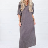 Blakely Chestnut Dress Adrienne