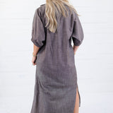 Blakely Chestnut Dress Adrienne